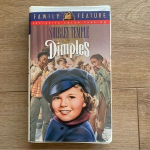 Shirley temple in Dimples movie on vhs tape